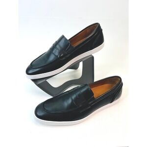 Allen Edmonds Randolph SNK Black Leather Penny Loafer Sneakers 11.5 D 5382‎